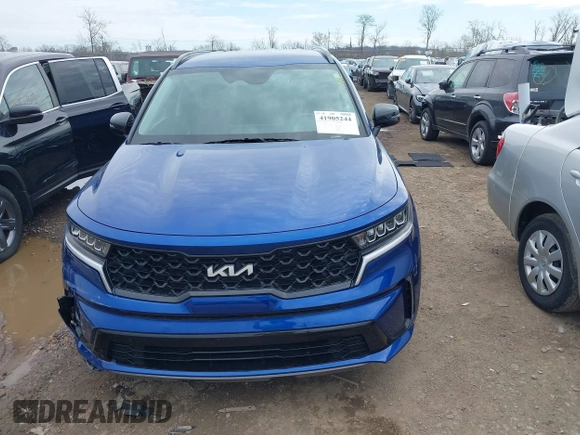 2023 Kia Sorento S with VIN 5XYRL4LC5PG161153, listed as a IAAI auction lot 41905244 with 23,912 mi miles and . Bid and sale history available at DreamBid. Image 12.