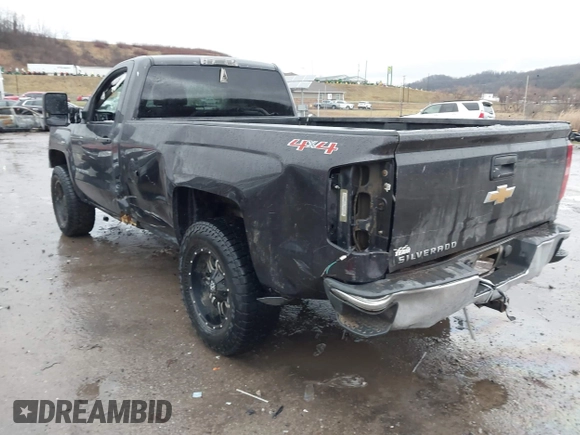 2015 Chevrolet Silverado 1500 Work Truck with VIN 1GCNKPEC7FZ296893, listed as a IAAI auction lot 41480508 with 155,380 mi miles. Bid and sale history available at carsss.com. Image 3.