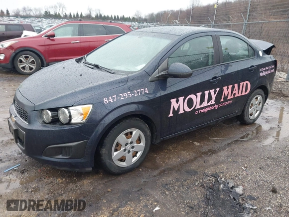 2016 Chevrolet Sonic LS z VIN 1G1JA5SH4G4156474, wystawiony jako IAAI lot #41225354 z przebiegiem 46 687 mil mil oraz . Historia ofert i sprzedaży dostępna na DreamBid. Obrazek 2.