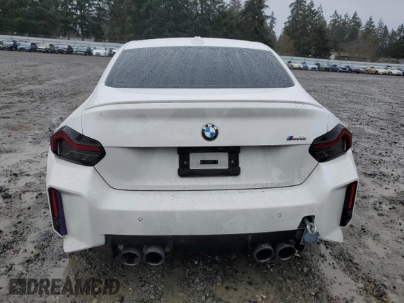 2024 BMW M2 with VIN 3MF13DM01R8E30309, listed as a Copart auction lot 43251685 with 12,780 mi miles and Salvage Title. Bid and sale history available at carsss.com. Image 6.