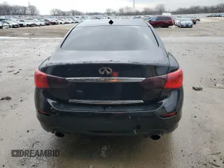 2014 Infiniti Q50 Premium with VIN JN1BV7AR5EM702785, listed as a Copart auction lot 53533525 with 98,054 mi miles and Salvage Title. Bid and sale history available at carsss.com. Image 6.