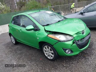 2011 Mazda 2 Sport with VIN JM1DE1HZ1B0119805, listed as a IAAI auction lot 41934481 with 122,679 mi miles. Bid and sale history available at carsss.com. Image 1.