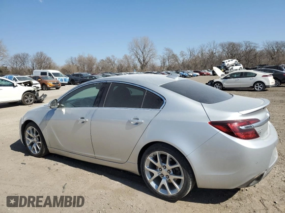 2017 Buick Regal GS with VIN 2G4GU5GX6H9178236, listed as a Copart auction lot 50429935 with 133,862 mi miles and Salvage Title. Bid and sale history available at DreamBid. Image 2.