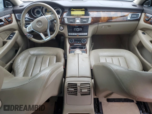 2012 Mercedes-Benz CLS 550 with VIN WDDLJ7DB1CA025721, listed as a Copart auction lot 58651035 with 234,442 mi miles and Salvage title. Bid and sale history available at DreamBid. Image 8.