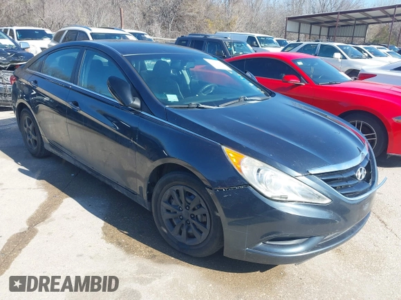 2012 Hyundai Sonata GLS with VIN 5NPEB4AC5CH345547, listed as a IAAI auction lot 41761392 with 229,608 mi miles. Bid and sale history available at carsss.com. Image 1.