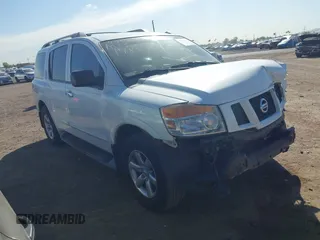 2014 Nissan Armada SV z VIN 5N1AA0ND7EN611789, wystawiony jako IAAI lot #42149811 z przebiegiem 183 542 mil mil oraz . Historia ofert i sprzedaży dostępna na DreamBid. Obrazek 1.
