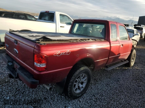 2007 Ford Ranger XLT with VIN 1FTZR45E07PA02440, listed as a Copart auction lot 43798305 with 108,382 mi miles and Salvage Title. Bid and sale history available at carsss.com. Image 3.