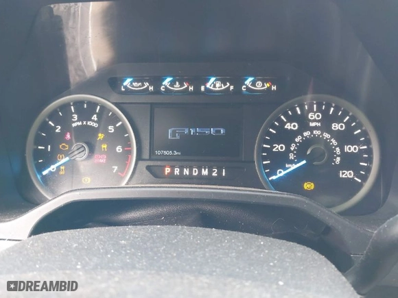 2015 Ford F-150 XLT with VIN 1FTEW1EP6FKD53131, listed as a IAAI auction lot 41717630 with 107,505 mi miles. Bid and sale history available at carsss.com. Image 7.