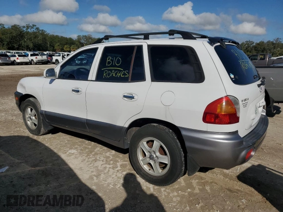 2001 Hyundai Santa Fe GLS with VIN KM8SC83D91U048535, listed as a Copart auction lot 85041184 with 218,621 mi miles and Salvage Title. Bid and sale history available at carsss.com. Image 2.