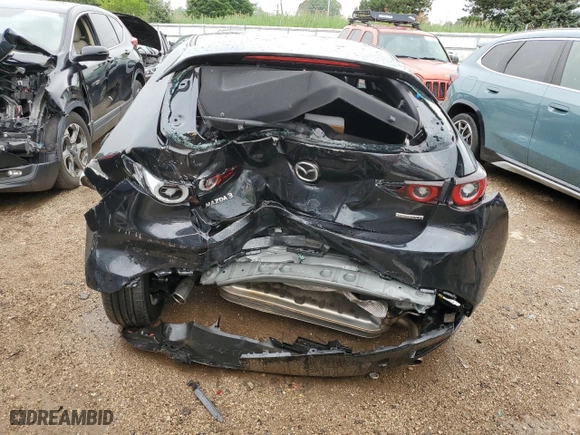 2022 Mazda Mazda3 Hatchback 2.5 S with VIN JM1BPAJL9N1511677, listed as a Copart auction lot 62154574 with 20,495 mi miles and Salvage Title. Bid and sale history available at carsss.com. Image 6.