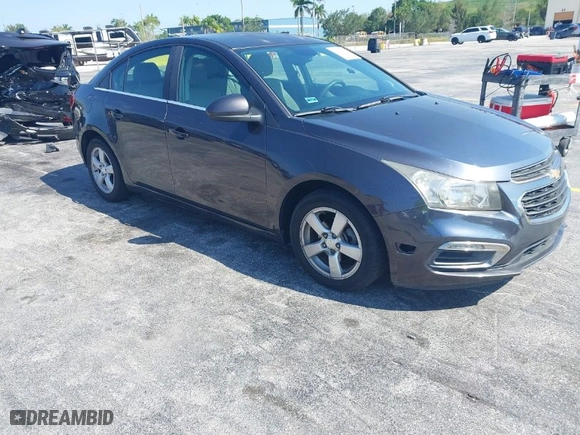 2016 Chevrolet Cruze Limited LT with VIN 1G1PE5SB7G7102305, listed as a IAAI auction lot 42075125 with 101,333 mi miles. Bid and sale history available at carsss.com. Image 1.