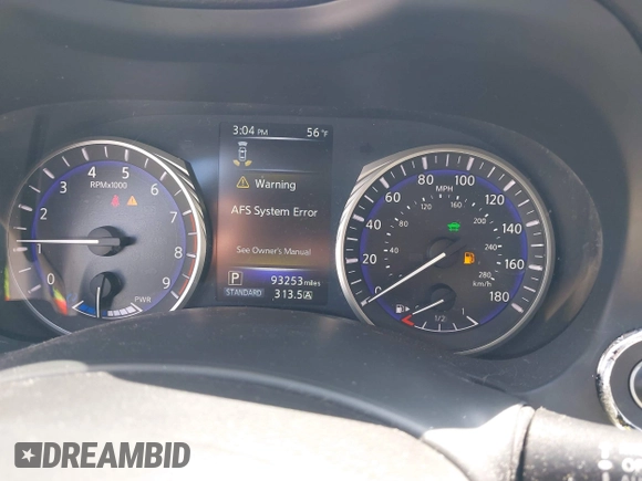 2014 Infiniti Q50 Hybrid Premium with VIN JN1AV7AP8EM691436, listed as a IAAI auction lot 42138263 with 93,253 mi miles and . Bid and sale history available at DreamBid. Image 7.