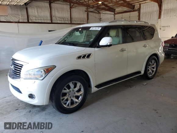 2012 Infiniti QX56 8-passenger z VIN JN8AZ2NC3C9315162, wystawiony jako Copart lot #59174175 z przebiegiem 125 590 mil mil oraz Czysty tytuł • Clean title. Historia ofert i sprzedaży dostępna na DreamBid. Obrazek 1.