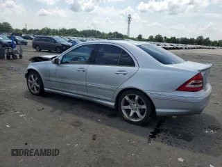 2007 Mercedes-Benz C 230 Sport with VIN WDBRF52H97A923151, listed as a Copart auction lot 63037255 with 196,893 mi miles and Salvage title. Bid and sale history available at DreamBid. Image 2.