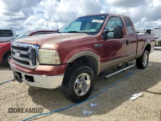 2005 Ford Super Duty F-250 XL with VIN 1FTSX21545EA06954, listed as a Copart auction lot 73829564 with 217,314 mi miles and Salvage Title. Bid and sale history available at carsss.com. Image 1.
