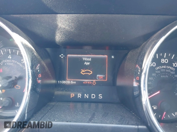 2017 Ford Mustang EcoBoost with VIN 1FA6P8TH5H5316763, listed as a IAAI auction lot 41651751 with 110,609 mi miles. Bid and sale history available at carsss.com. Image 7.