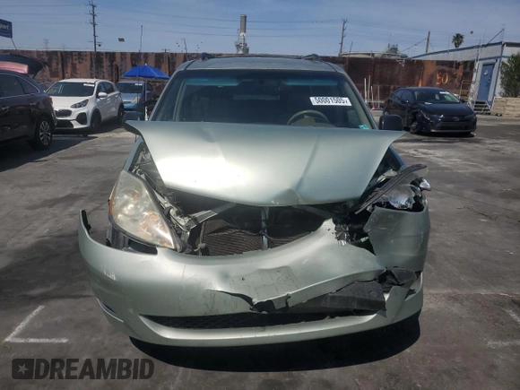 2006 Toyota Sienna CE with VIN 5TDZA23C16S566471, listed as a Copart auction lot 50001505 with 222,575 mi miles and Salvage Title. Bid and sale history available at DreamBid. Image 5.