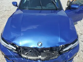2021 BMW 3 Series 330i with VIN 3MW5R1J0XM8C03213, listed as a Copart auction lot 49026035 with 54,051 mi miles and Salvage Title. Bid and sale history available at carsss.com. Image 12.