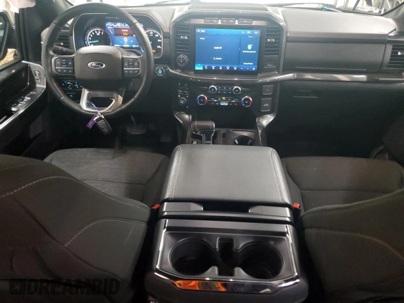 2022 Ford F-150 XL with VIN 1FTFW1E82NKF01075, listed as a Copart auction lot 51928525 with 45,342 mi miles and Salvage Title. Bid and sale history available at DreamBid. Image 8.