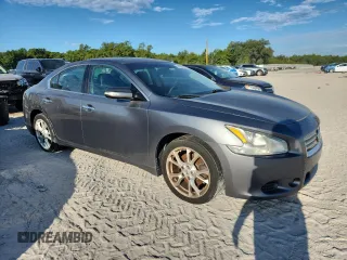 2014 Nissan Maxima S with VIN 1N4AA5AP5EC474970, listed as a Copart auction lot 65428595 with Not provided miles and Clean title. Bid and sale history available at DreamBid. Image 4.