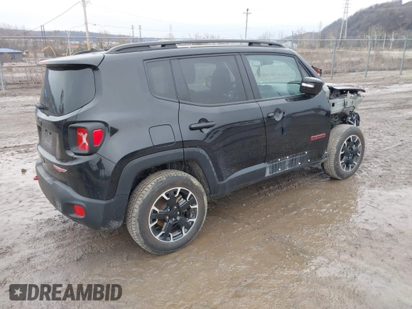 2023 Jeep Renegade Trailhawk with VIN ZACNJDC10PPP73292, listed as a IAAI auction lot 41661916 with 19,192 mi miles and . Bid and sale history available at DreamBid. Image 4.