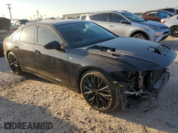 2019 Audi A6 Prestige with VIN WAUM2AF20KN053262, listed as a Copart auction lot 47344665 with 107,428 mi miles and Salvage title. Bid and sale history available at DreamBid. Image 4.