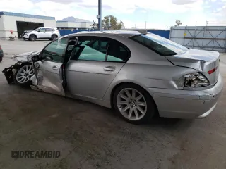 2003 BMW 7 Series 745Li with VIN WBAGN63453DS44125, listed as a Copart auction lot 69498914 with Not Provided miles and Salvage Title. Bid and sale history available at DreamBid. Image 2.