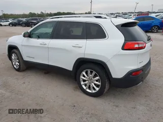 2016 Jeep Cherokee Limited with VIN 1C4PJMDB6GW170207, listed as a IAAI auction lot 41346028 with 115,525 mi miles and . Bid and sale history available at DreamBid. Image 3.