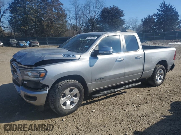 2020 Ram 1500 Big Horn with VIN 1C6RREBT6LN149612, listed as a Copart auction lot 87525145 with 64,172 mi miles and Salvage Title. Bid and sale history available at carsss.com. Image 1.