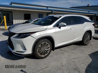 2022 Lexus RX 350L Luxury z VIN JTJJZKEAXN2025939, wystawiony jako Copart lot #75802044 z przebiegiem 23 331 mil mil oraz Nie do naprawy • Non repairable. Historia ofert i sprzedaży dostępna na DreamBid. Obrazek 1.