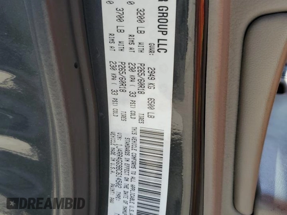 2011 Jeep Grand Cherokee Laredo z VIN 1J4RR4GG9BC614502, wystawiony jako Copart lot #64179275 z przebiegiem 189 284 mil mil oraz Czysty tytuł • Clean title. Historia ofert i sprzedaży dostępna na DreamBid. Obrazek 13.