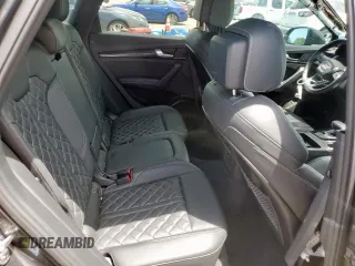 2023 Audi SQ5 Premium Plus with VIN WA1B4AFY1P2112007, listed as a Copart auction lot 57800185 with 21,101 mi miles and Salvage title. Bid and sale history available at DreamBid. Image 11.