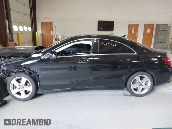 2018 Mercedes-Benz CLA 250 with VIN WDDSJ4GB2JN658708, listed as a IAAI auction lot 42051562 with 54,178 mi miles and . Bid and sale history available at DreamBid. Image 14.