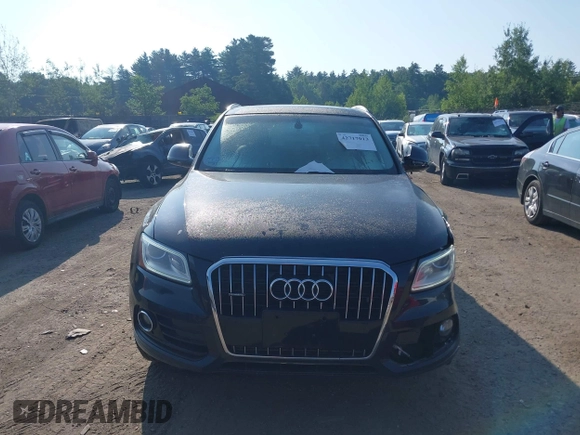 2015 Audi Q5 Premium Plus with VIN WA1LFAFP9FA144987, listed as a IAAI auction lot 42717013 with 105,809 mi miles and . Bid and sale history available at DreamBid. Image 12.