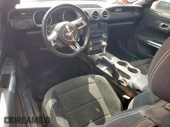 2015 Ford Mustang V6 with VIN 1FA6P8AM7F5329835, listed as a Copart auction lot 62985735 with Not provided miles and Salvage title. Bid and sale history available at DreamBid. Image 8.