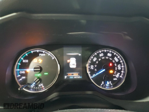 2020 Toyota RAV4 Hybrid XLE with VIN 4T3RWRFV0LU009343, listed as a Copart auction lot 59850075 with 68,768 mi miles and Salvage title. Bid and sale history available at DreamBid. Image 9.