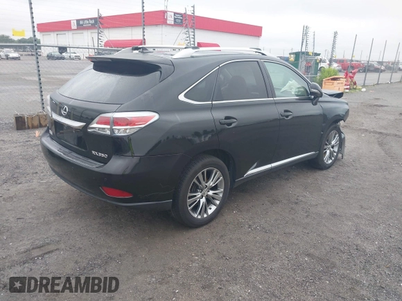 2013 Lexus RX 350 with VIN JTJZK1BA1D2415364, listed as a IAAI auction lot 42340998 with 234,498 mi miles and . Bid and sale history available at DreamBid. Image 4.