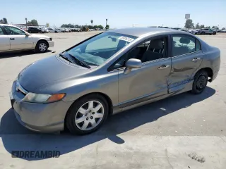 2008 Honda Civic LX z VIN 2HGFA16538H518838, wystawiony jako Copart lot #58006315 z przebiegiem 66 766 mil mil oraz Szkoda całkowita • Salvage title. Historia ofert i sprzedaży dostępna na DreamBid. Obrazek 1.