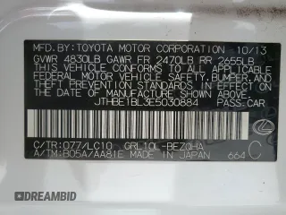 2014 Lexus GS 350 z VIN JTHBE1BL3E5030884, wystawiony jako Copart lot #60715325 z przebiegiem 125 152 mil mil oraz Szkoda całkowita • Salvage title. Historia ofert i sprzedaży dostępna na DreamBid. Obrazek 12.