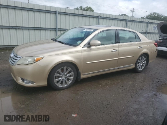 2011 Toyota Avalon with VIN 4T1BK3DBXBU412577, listed as a Copart auction lot 59008835 with 142,638 mi miles and Salvage title. Bid and sale history available at DreamBid. Image 1.