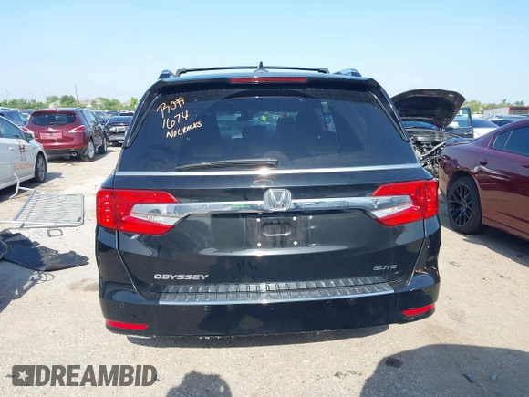 2019 Honda Odyssey Elite with VIN 5FNRL6H92KB089949, listed as a IAAI auction lot 42217646 with 61,193 mi miles and . Bid and sale history available at DreamBid. Image 16.