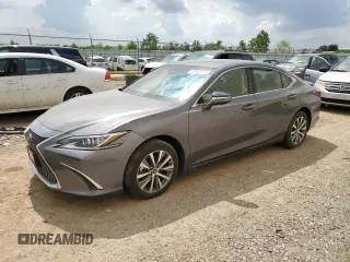 2021 Lexus ES with VIN 58ACA1C10MU006937, listed as a Copart auction lot 72951764 with 22,762 mi miles and Salvage Title. Bid and sale history available at carsss.com. Image 1.