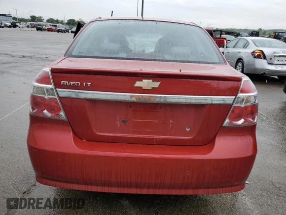 2009 Chevrolet Aveo 1LT z VIN KL1TD56E19B666570, wystawiony jako Copart lot #56953825 z przebiegiem Nie podano mil oraz Szkoda całkowita • Salvage title. Historia ofert i sprzedaży dostępna na DreamBid. Obrazek 6.