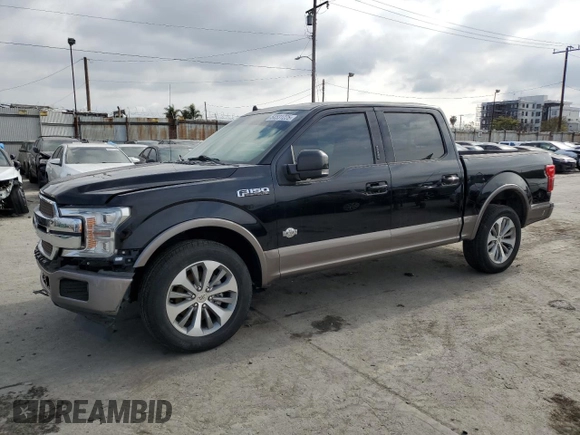 2020 Ford F-150 XL with VIN 1FTEW1C4XLFA74777, listed as a Copart auction lot 54531225 with 89,562 mi miles and Salvage Title. Bid and sale history available at carsss.com. Image 1.