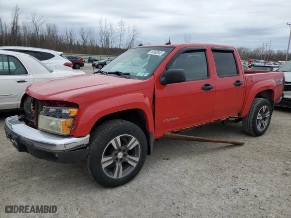2005 Chevrolet Colorado 1SC LS Z85 with VIN 1GCDT136958180473, listed as a Copart auction lot 50962045 with 153,471 mi miles and Salvage Title. Bid and sale history available at carsss.com. Image 1.