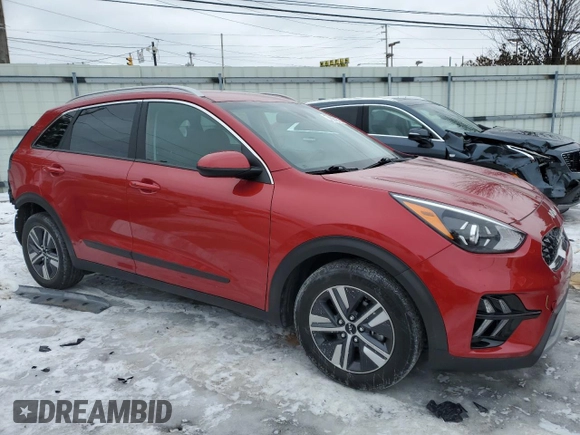 2022 Kia Niro LXS with VIN KNDCB3LC9N5539953, listed as a Copart auction lot 89042525 with 68,265 mi miles and Salvage Title. Bid and sale history available at carsss.com. Image 4.