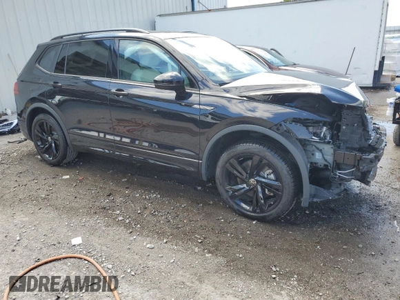 2024 Volkswagen Tiguan SE R-Line Black with VIN 3VVCB7AX3RM070602, listed as a Copart auction lot 51144845 with 10,008 mi miles and Non repairable. Bid and sale history available at DreamBid. Image 4.