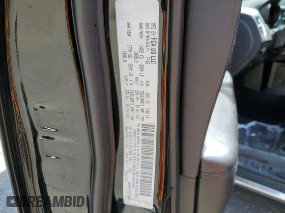 2018 Dodge Durango Special Service with VIN 1C4SDJFT4JC474568, listed as a Copart auction lot 62147895 with Not provided miles and Salvage title. Bid and sale history available at DreamBid. Image 14.