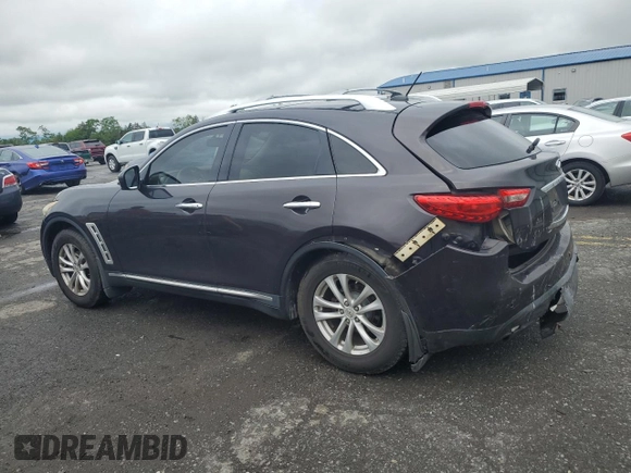 2011 Infiniti FX with VIN JN8AS1MW0BM142156, listed as a Copart auction lot 60468945 with Not provided miles and Salvage title. Bid and sale history available at DreamBid. Image 2.