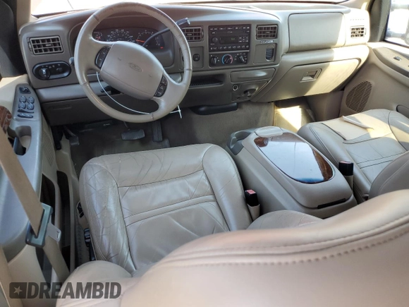 2001 Ford Excursion Limited z VIN 1FMNU42S61EB75207, wystawiony jako Copart lot #54354315 z przebiegiem 187 911 mil mil oraz Szkoda całkowita • Salvage title. Historia ofert i sprzedaży dostępna na DreamBid. Obrazek 8.